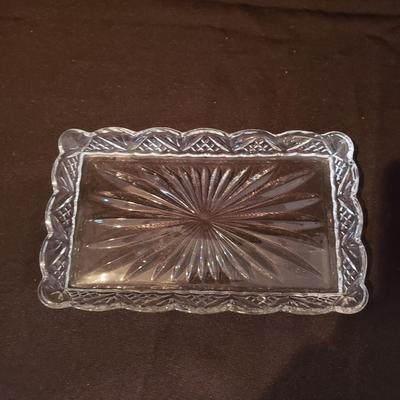 Waterford Vase and Other Beautifully Cut Glassware (LR-KD)