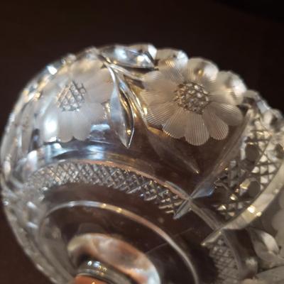 Waterford Vase and Other Beautifully Cut Glassware (LR-KD)