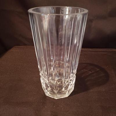 Waterford Vase and Other Beautifully Cut Glassware (LR-KD)