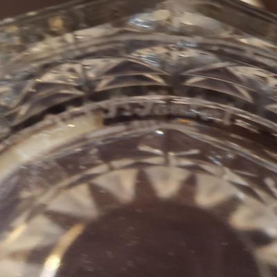 Waterford Vase and Other Beautifully Cut Glassware (LR-KD)