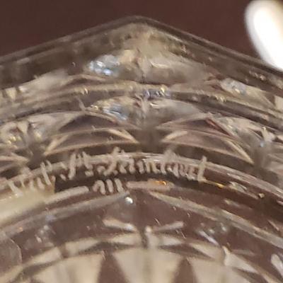 Waterford Vase and Other Beautifully Cut Glassware (LR-KD)