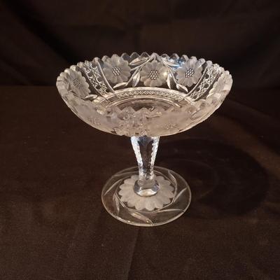 Waterford Vase and Other Beautifully Cut Glassware (LR-KD)