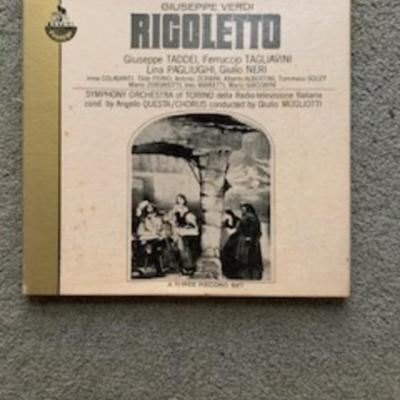 “Verdi’s Rigoletto – Taddei, Tagliavini, Pagliughi (Torino Symphony, Vintage Opera LP)”