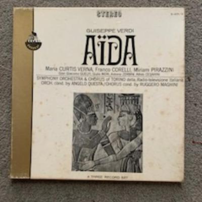 “Verdi’s Aida – Three Record Set with Verna, Corelli & Pirazzini (RAI Torino)”