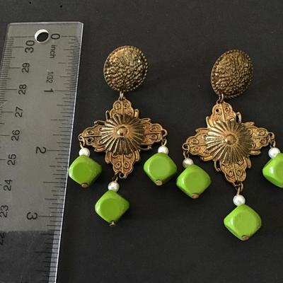 Vintage statement earrings