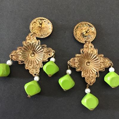 Vintage statement earrings