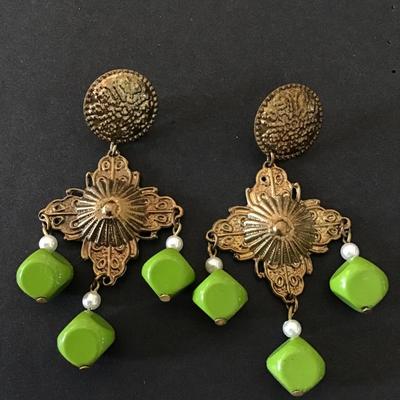 Vintage statement earrings