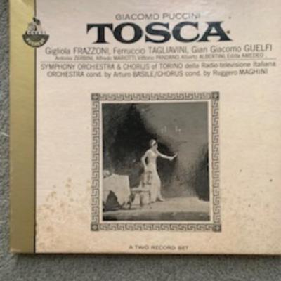 “Puccini’s Tosca – Two Record Set (Olivero, di Stefano, Gobbi, Everest LP)”