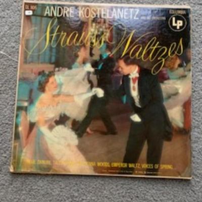 “Strauss Waltzes – Andre Kostelanetz, Columbia CL 805 (Vintage LP)”