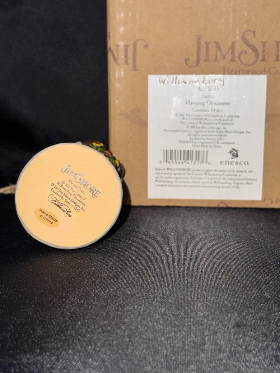 Jim Shore Santa Williamsburg Hanging Ornament