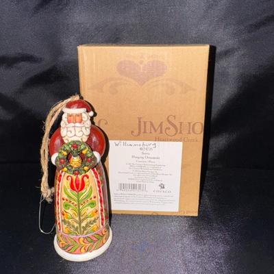 Jim Shore Santa Williamsburg Hanging Ornament