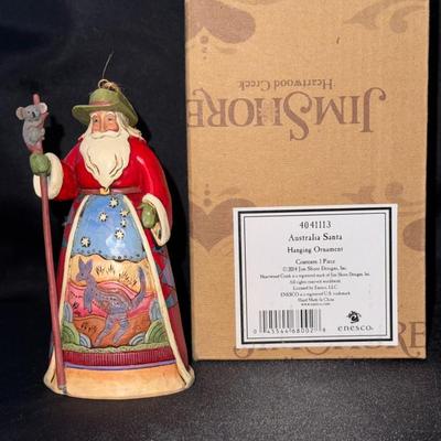 Jim Shore Santa Australia Hanging Ornament