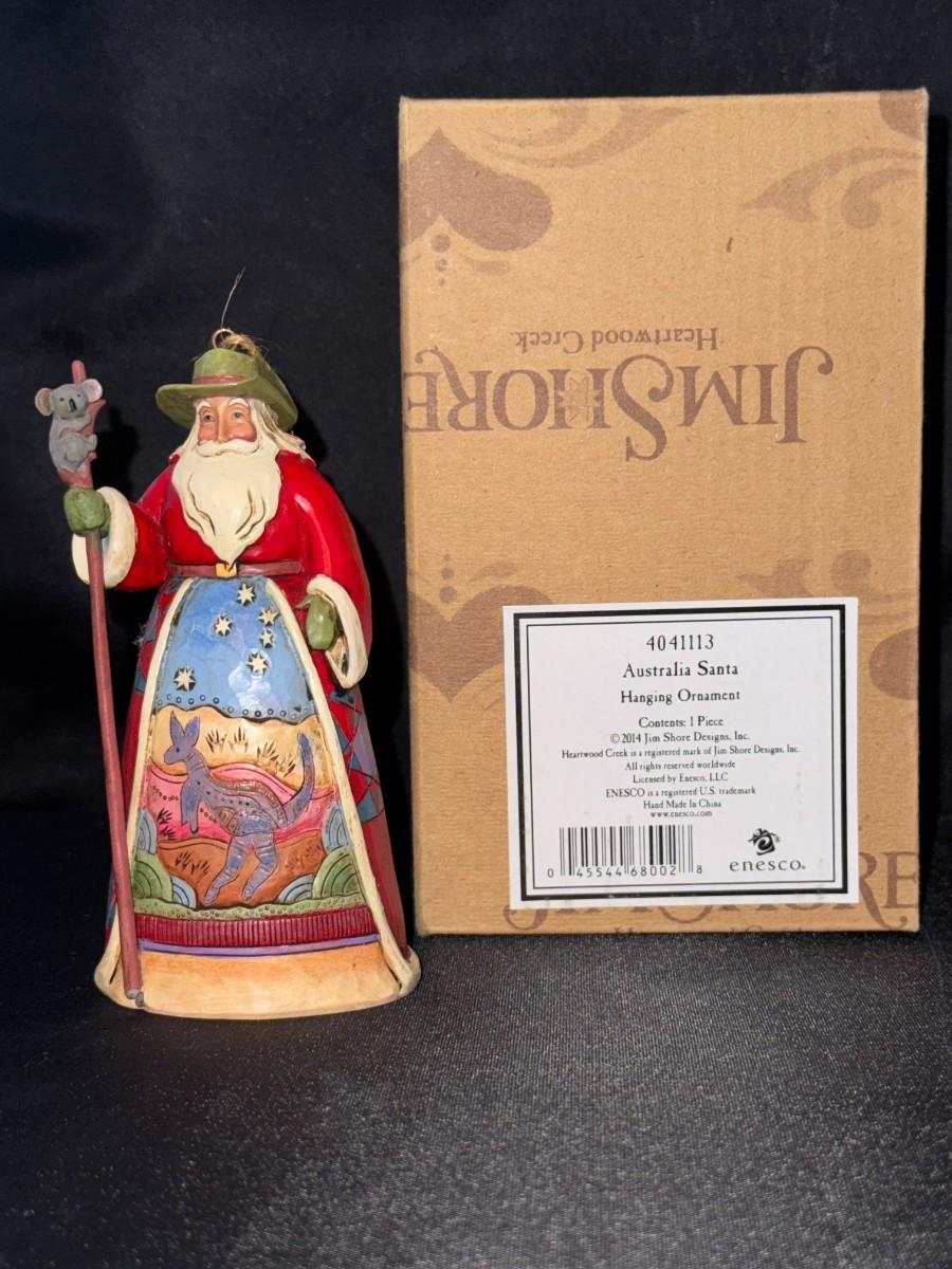 Jim Shore Santa Australia Hanging Ornament