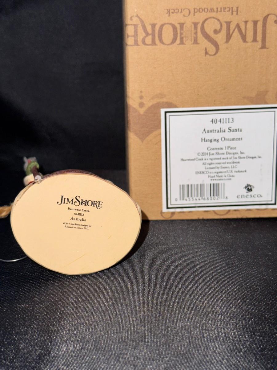 Jim Shore Santa Australia Hanging Ornament