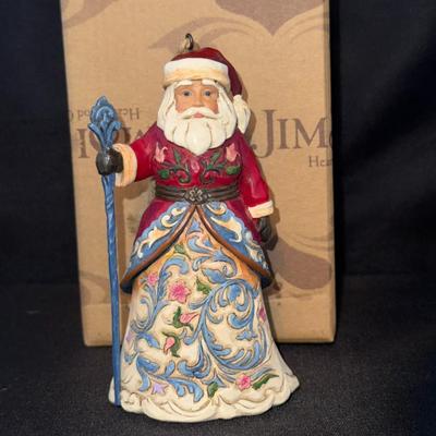 Jim Shore Santa Norwegian Hanging Ornament