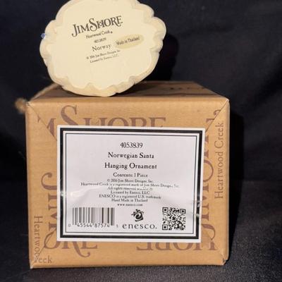 Jim Shore Santa Norwegian Hanging Ornament