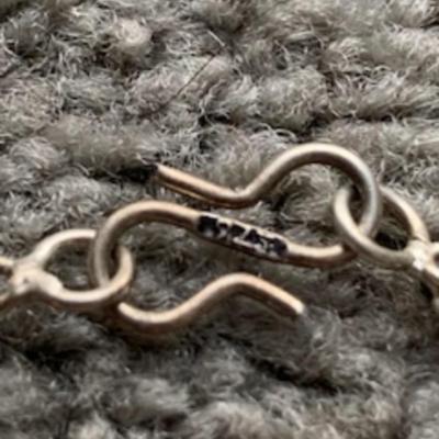 crystal 925 silver neckless