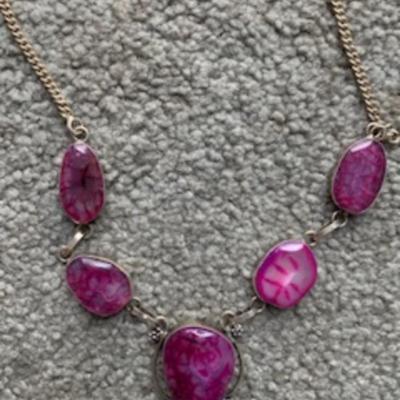 crystal 925 silver neckless