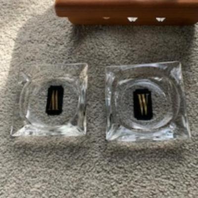 monogram ashtrays