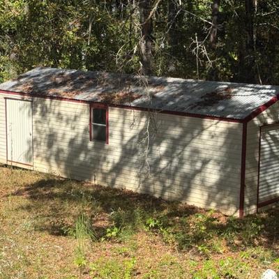 Sale Photo Thumbnail #3: #1 - 12ft wide x 30 ft long x 8 ft high. 8ft @ Center pitch, 7ft high on sides.