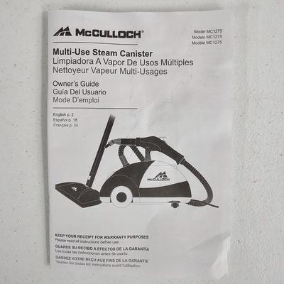 McCulloch Multi-Use Steam Canister & Accessories (BLR-JS)