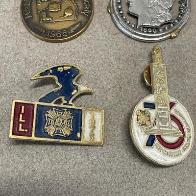 Bottle openers, pins and coins