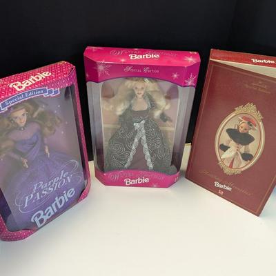 Purple Passion Winter Fantasy & Holiday Memories Barbies