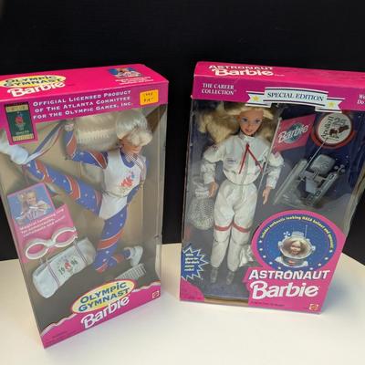 Olympic Gymnast & Astronaut Barbies