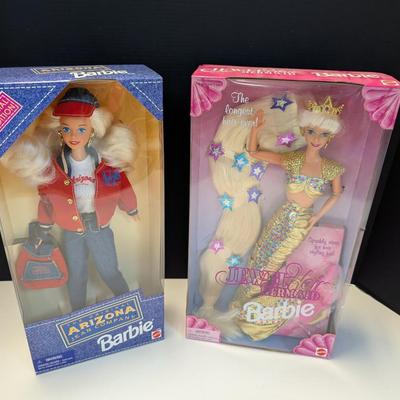 Arizona Jean Company & Jewel Mermaid Barbies
