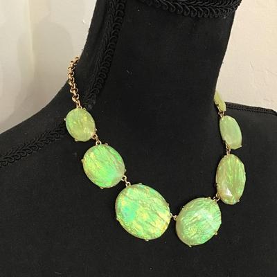 Beautiful, gold tone, statement, necklace