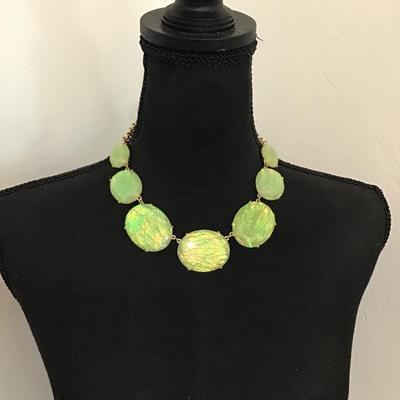 Beautiful, gold tone, statement, necklace