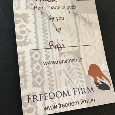 Beautiful handcrafted in India earrings