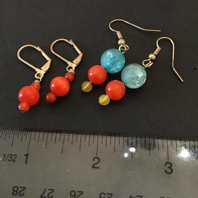 Cute glass earrings