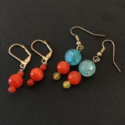 Cute glass earrings