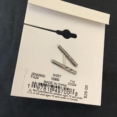 Lucky brand satin, gold toned, flower fashion, ring size 7