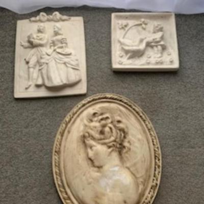 3 Hanging Wall Art Vintage