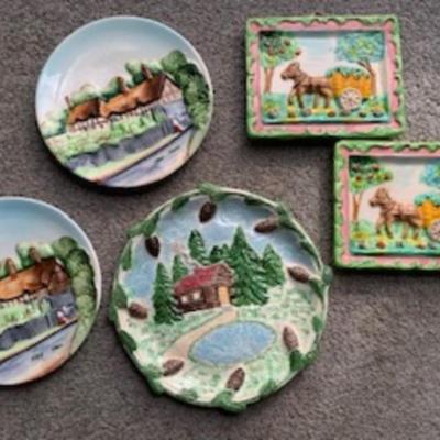 Vintage Country Life Wall Art (5-Piece)