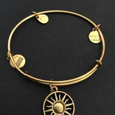 Alex & Annie sun bangle bracelet, charm bracelet