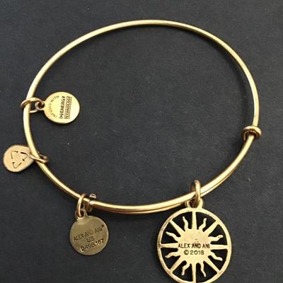 Alex & Annie sun bangle bracelet, charm bracelet