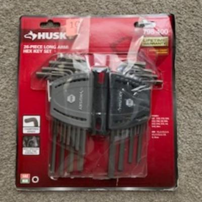New Husky 26-Piece Long Arm Hex Key Set