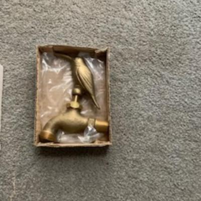 Decorative Brass Garden Faucet Hummingbird Handle Design