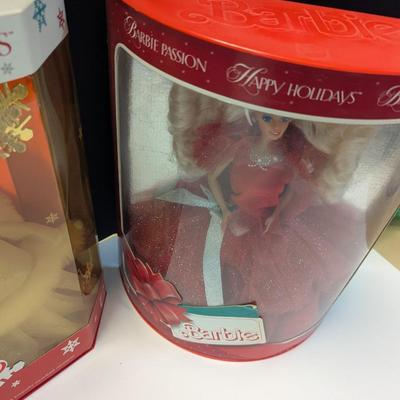 3 - Happy Holidays Barbies