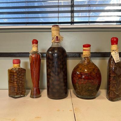 5 VINEGAR INFUSED VEGETABLE BOTTLES