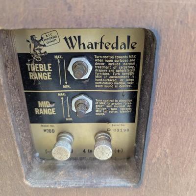 Antique Wharfedale Achromatic Speakers