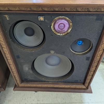 Antique Wharfedale Achromatic Speakers