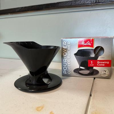 CHEFS CHOICE KNIFE SHARPENER, THE EURO CHOPPER AND POUR OVER COFFEE BREWER
