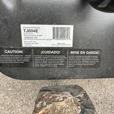 SCOTTS SPREADER AND SUNJOE ELECTRIC TILLER CULTIVATOR