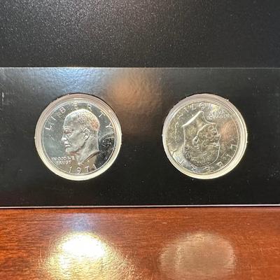 2 - 1971 EISENHOWER DOLLARS S-MINT