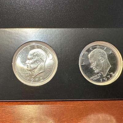 2 - 1972 EISENHOWER DOLLARS S-MINT