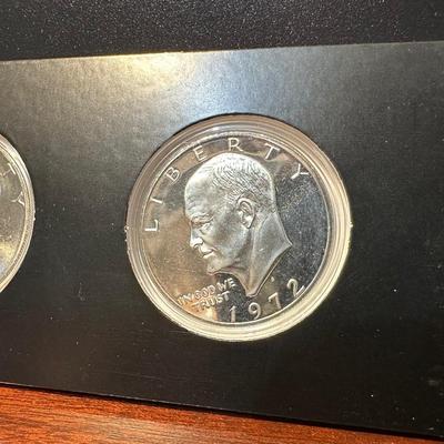 2 - 1972 EISENHOWER DOLLARS S-MINT
